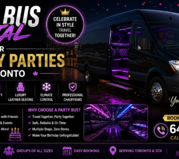 Party Bus Rental for Birthday